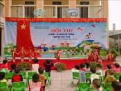 Hội thi " Bé khỏe bé ngoan"  năm học 2018 – 2019.